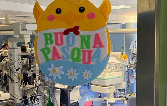 Pasqua In Ospedale, Copertine E Addobbi A Tema Per La TIN Del Betania