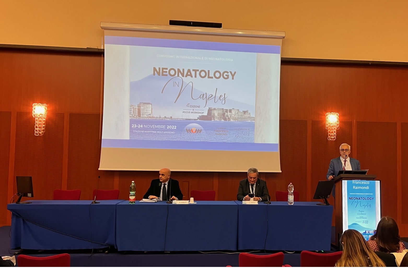 Dott. Giovanni Chello, Dott. Luigi Orfeo, Prof. Francesco Raimondi