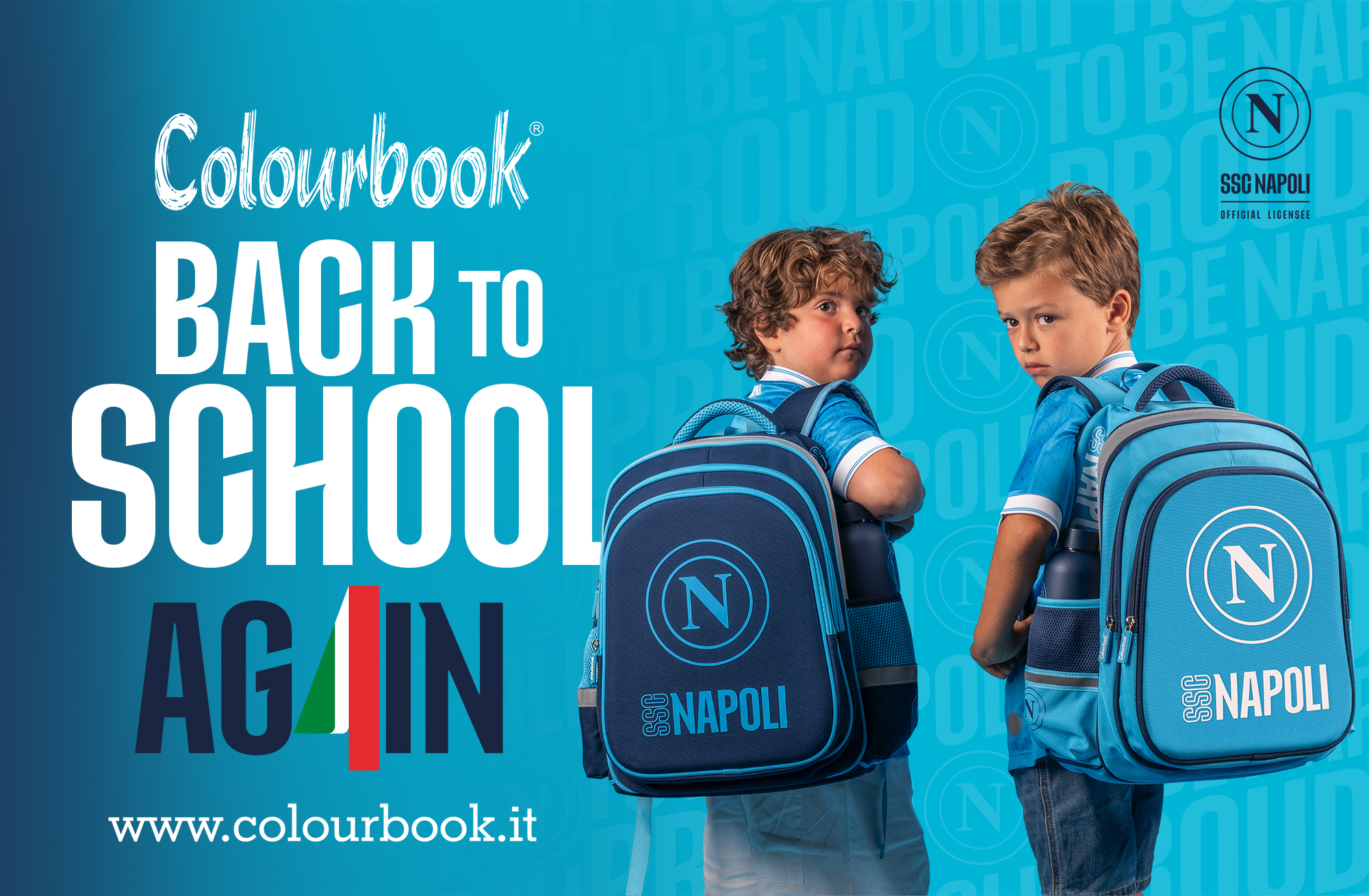 BACK TO SCHOOL “AG4IN” CON COLOURBOOK E I CAMPIONI D’ITALIA